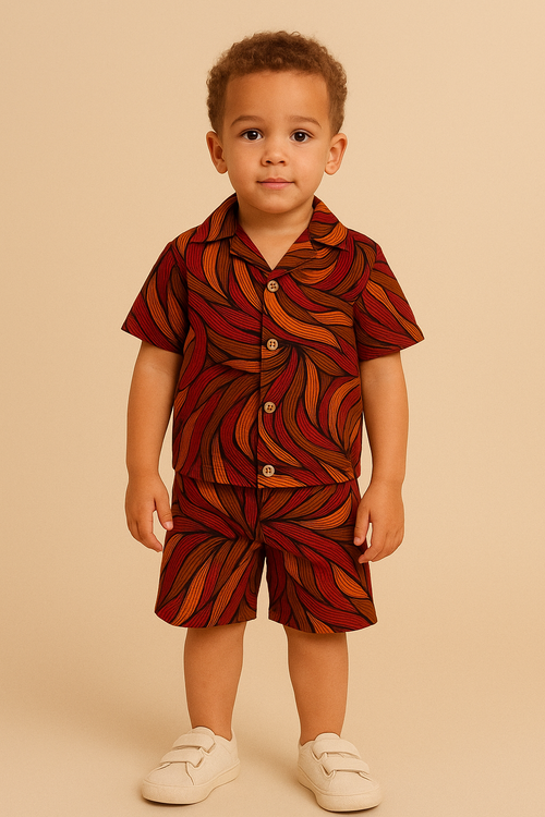 Boy's 2-Piece Graphic Suit
