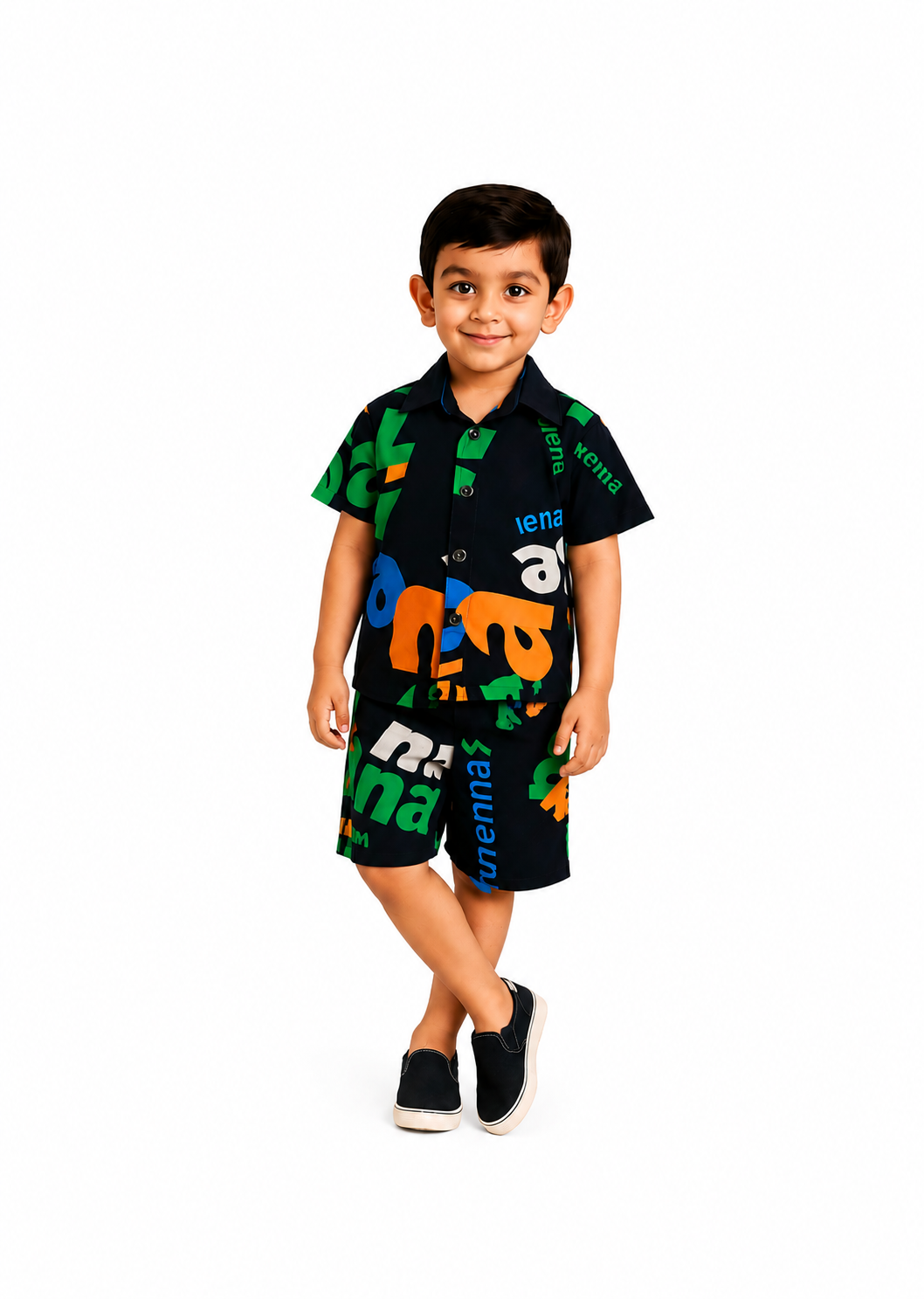 Boy's 2-Piece Graphic Suit